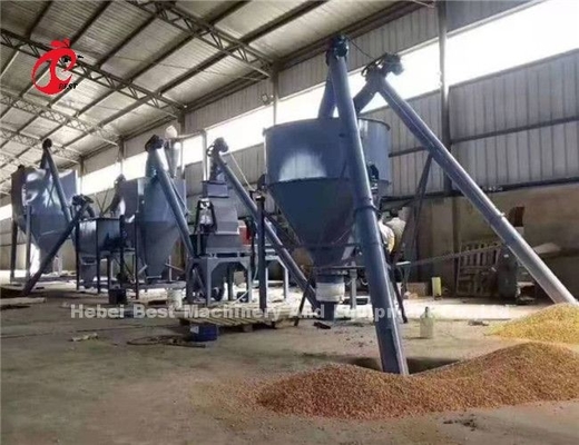 0.5 টন 1 টন 2 টন 5 টন পোল্ট্রি ফিড মিক্সার গ্রাইন্ডার 220v 380v অ্যাডা