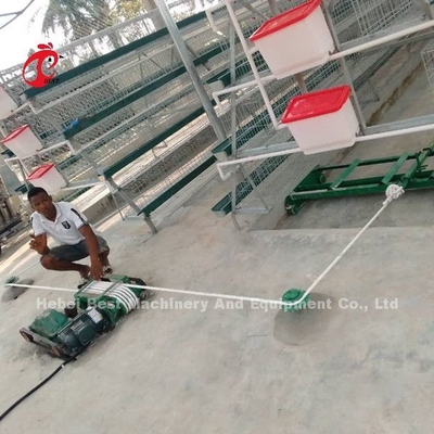 পোল্ট্রি চিকেন হাউস স্টারের জন্য 220V 380V স্ক্র্যাপার টাইপ সার অপসারণের মেশিন