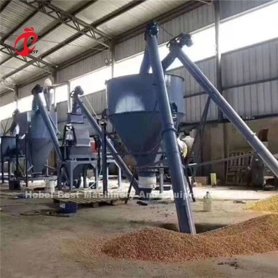 পোল্ট্রি অ্যানিমেল ফার্ম 220V 6KW Ada এর জন্য ক্রাশার এবং মিক্সার সহ হ্যামার ফিড মিল মেশিন
