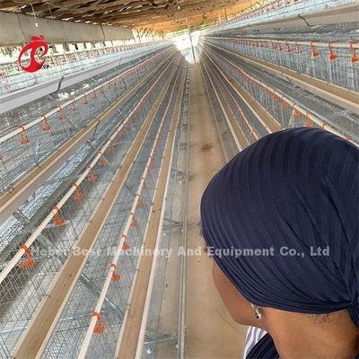 ম্যানুয়াল একটি ফ্রেম স্তর ব্যাটারি খাঁচা সিস্টেম সেমি অটোমেটিক এমিলি