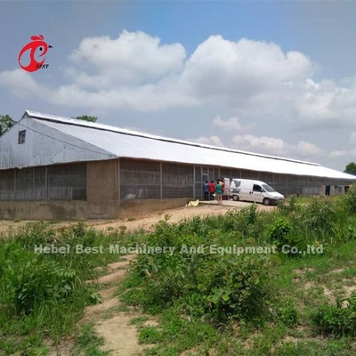 গ্যালভানাইজড পোল্ট্রি স্তর খাঁচা 3 স্তর 120 পাখি এবং 4 স্তর 160 পাখি স্তর কৃষি খাঁচা স্যান্ডি